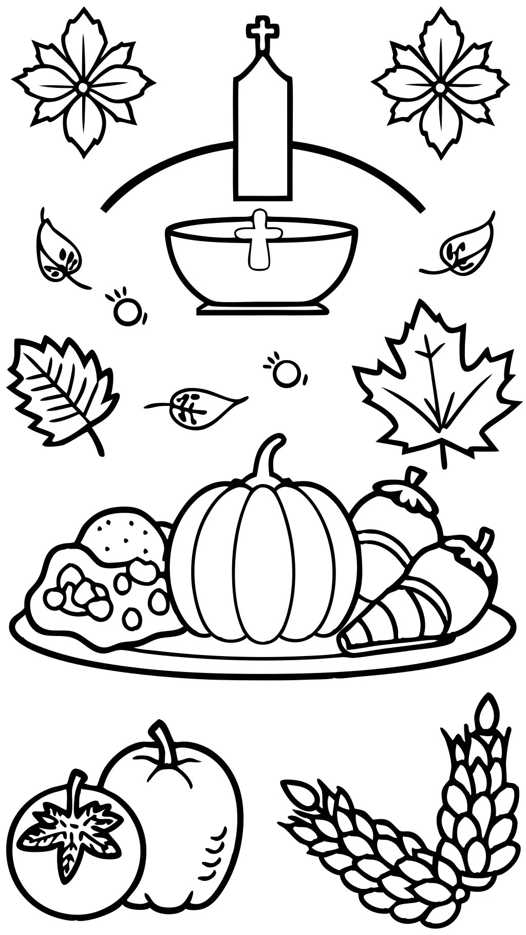 thanksgiving coloring pages christian